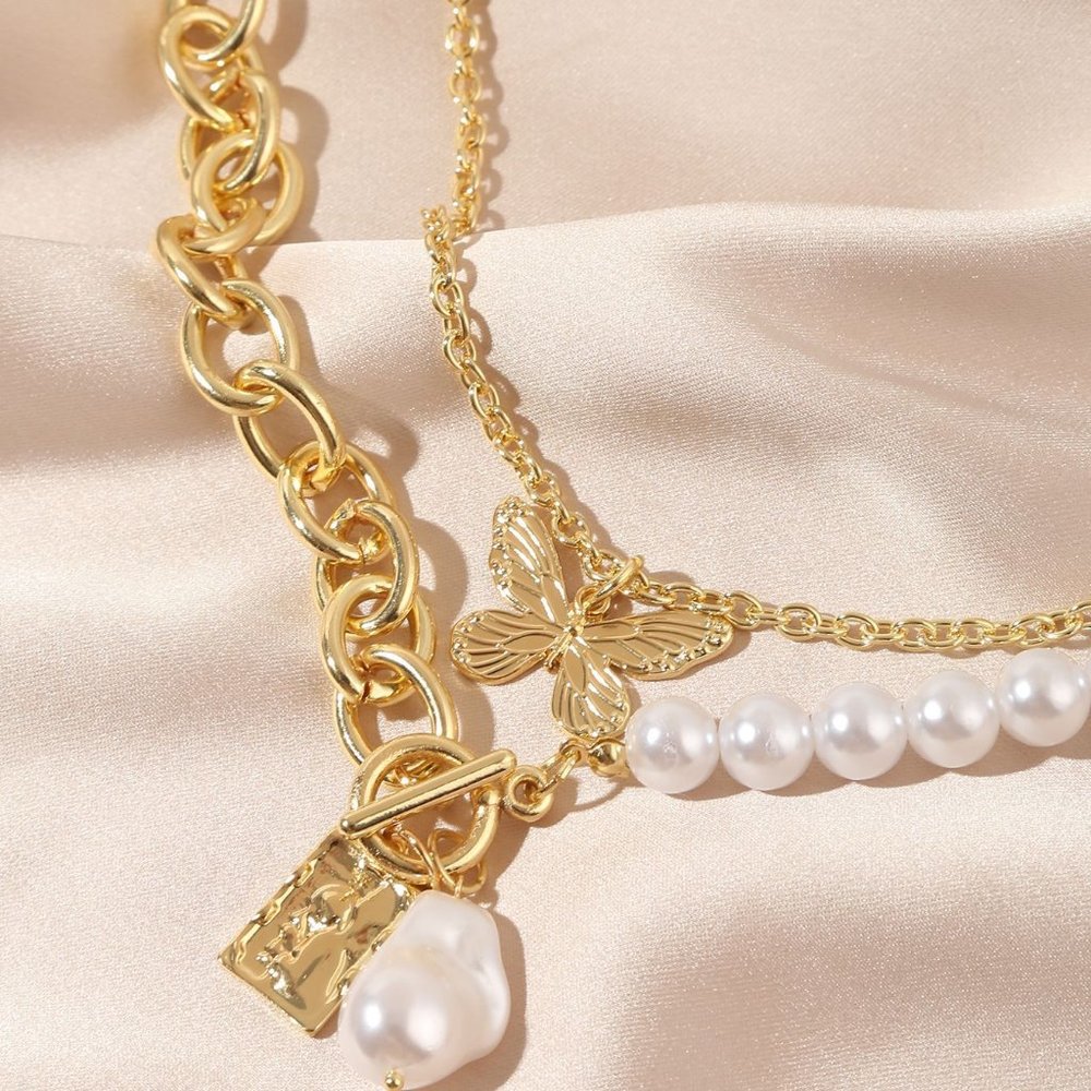 Baroque Pearl Necklace N2104-8